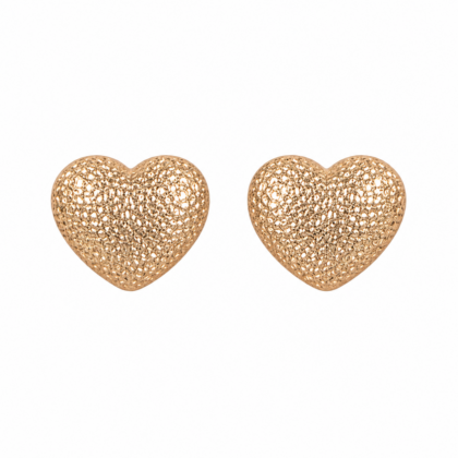 Kolczyki Rose Gold Heart