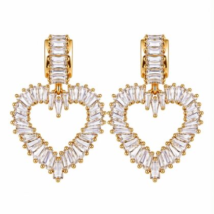 Kolczyki Heart Glamour
